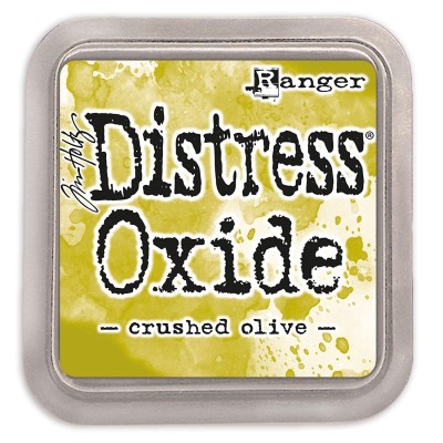 Distress Oxide Ink Pad - Tim Holtz - couleur «Crushed Olive»